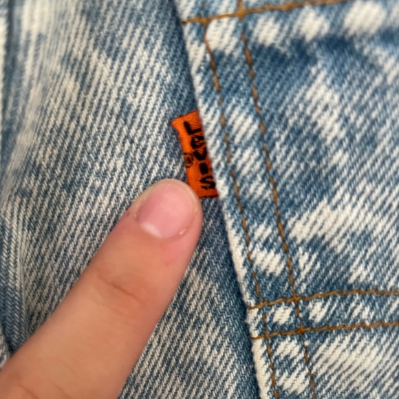 Vintage Orange tab Levis 550s!🌟 - Picture 5 of 9
